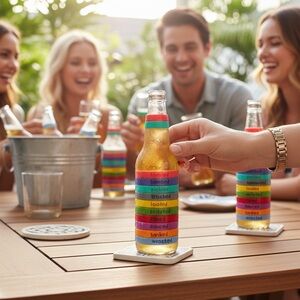 Colorful Drink Markers for Bottles